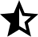 Schwarzes-Sternebewertung-Icon
