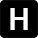Letter H Icon