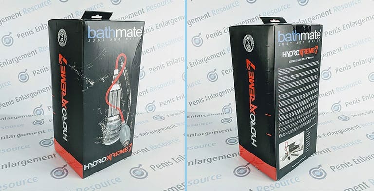 Boîte au détail de Bathmate Hydroxtreme